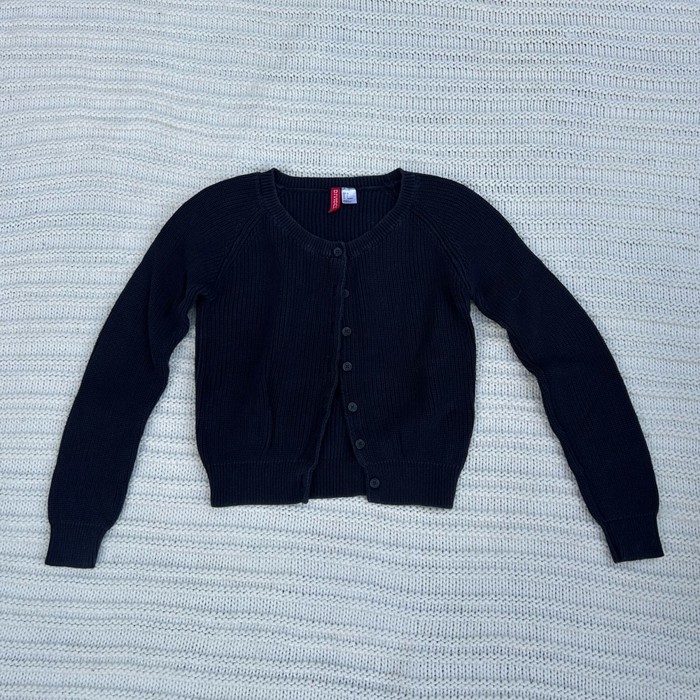 Divided, H&M, Navy Blue Cardigan, Size 6